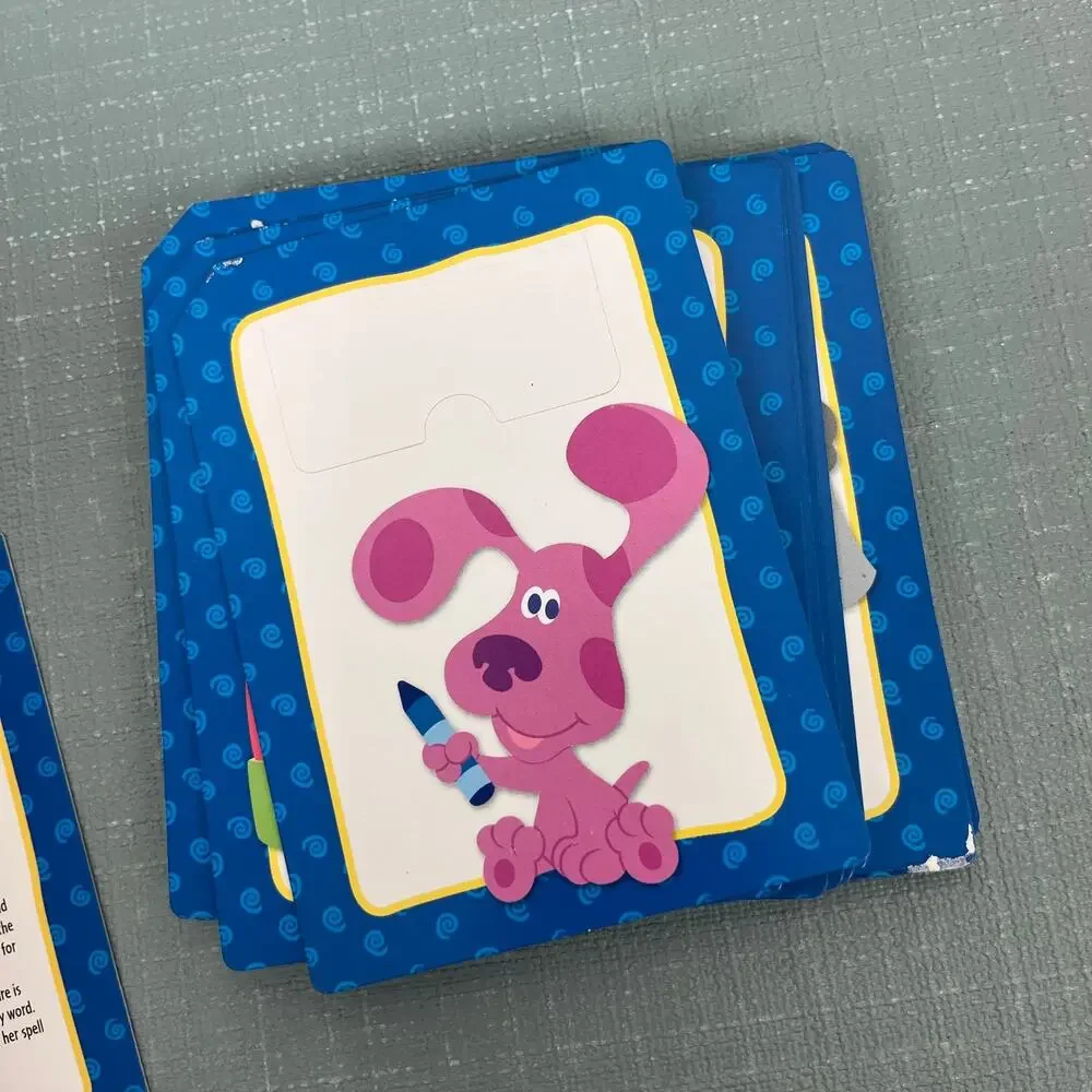 Vintage Blue Clues In My House First Words Flashcards Set 2003 Viacom Nick Jr